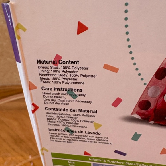 NWT Baby Disguise Disney Minnie Mouse 2 Piece Halloween Costume, Sz: 6-12 Months - Picture 11 of 12